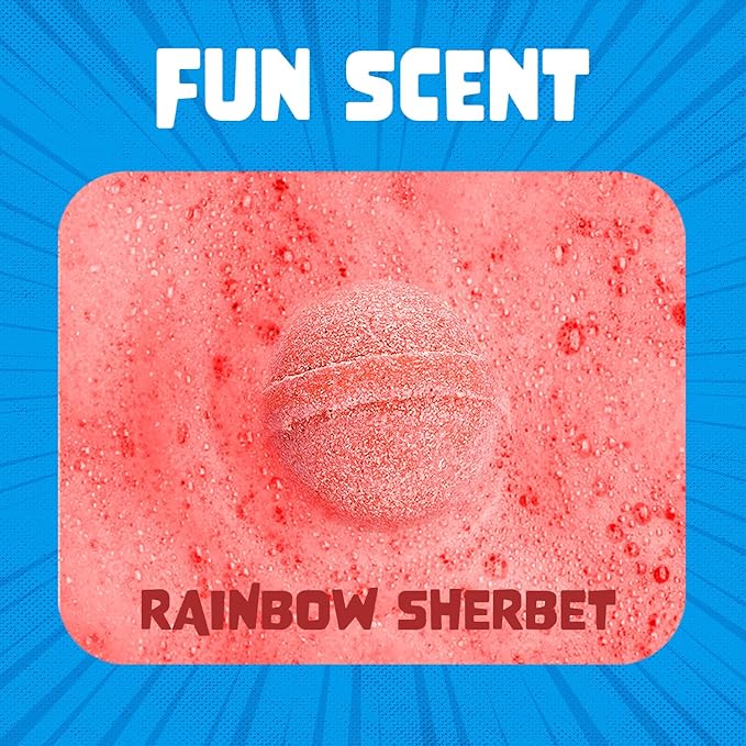 Poke Monster Bath Bomb for Kids with Surprise Toys Inside (Gift Set) - Large Bubble Bath Bombs for Boys & Girls - Skin-Safe, Made in USA, Birthday Gift & Boo Basket Stuffer by Two Sisters