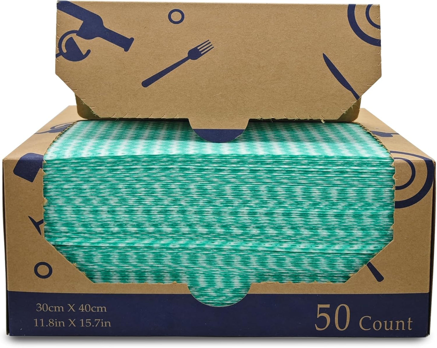 Heavy Duty Wipes Dish Cloths 50Pieces Reusable Wipes Multi-use Cleaning Cloths Towels