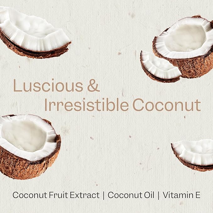 Renpure Coconut & Vitamin E Shampoo & Conditioner Set, Plant-Based – Nourishes & Seals In Moisture For Soft, Healthy Hair – For Dry, Lifeless Hair – Coconut Oil & Vitamin E - 24 Fl Oz each, 2 Pack