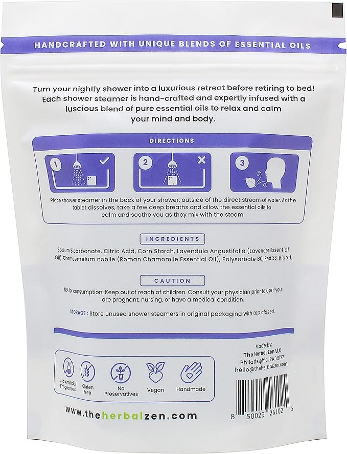 Aromatherapy Shower Steamers Gift Set, Shower Bombs Made in The USA, Relaxation Gift for Women, Lavender Shower Steamers for Women, Eucalytus Shower Steamer, Mothers Day Gifts