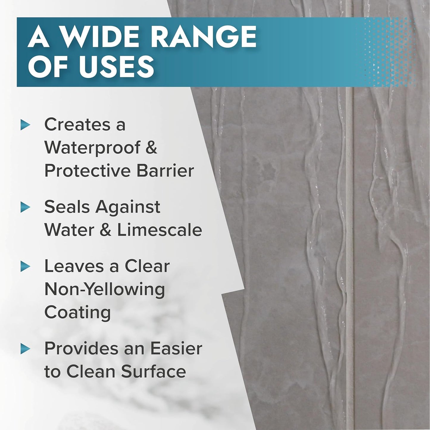 Polar Tile & Grout Sealer Clear Aerosol Spray - 6 x 13.5 Fl Oz | Instantly Waterproofs and Protects Floor Tile Grout | Ideal for Bathroom, Shower & Kitchen | Interior & Exterior Tile Sealer