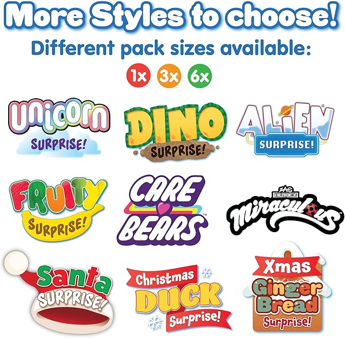 Large Alien Surprise Bath Bomb, The Bath Bomb Contains 1 of 6 Surprise Fruit Toys to Collect, Mystery Toys for Boys & Girls, Collectible Toy, Party Bag Favours Fillers, Novelty & Gag Toys