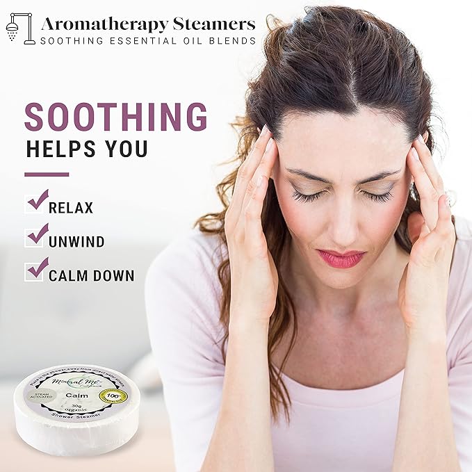Shower Steamers Aromatherapy - Lavender Shower Steamers with Organic Essential Oils for Vaporizing Steam Spa, Relaxation, Vapor Shower Tablet, Shower Melts- Selfcare Gifts for Her/Him, Birthday Gift