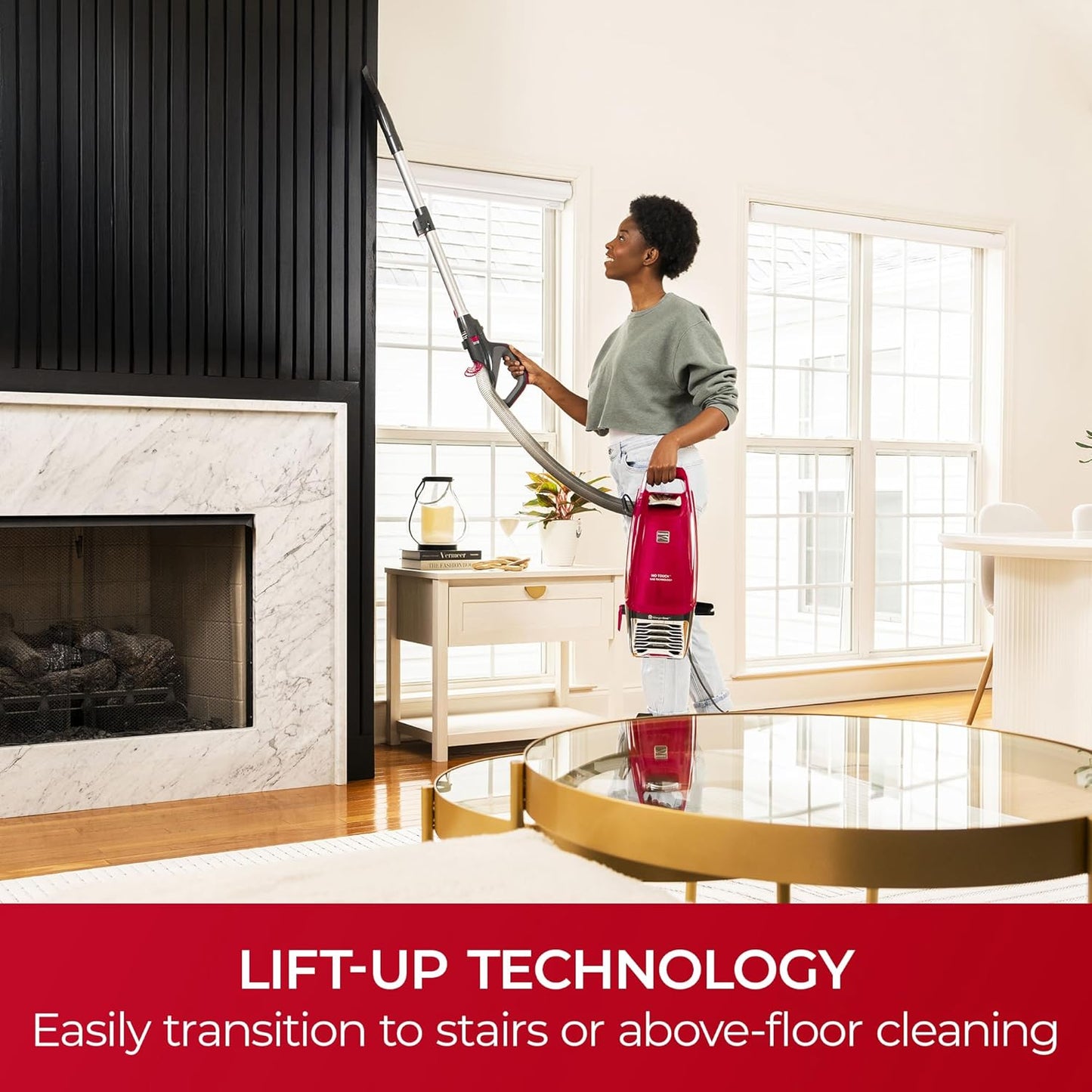 Kenmore Intuition BU4020 Bagged Upright Vacuum Pet Friendly Lift-Up Carpet Vacuum Cleaner 2-Motor Power Suction with HEPA Filter, Pet Handi-Mate, 3-in-1 Combination Tool for Carpet, Floor, Pet Hair