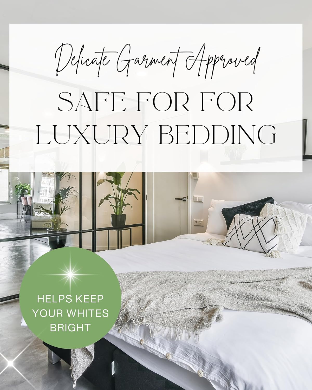 Home 'COTE D'AZUR Laundry Detergent Powder & Laundry Booster – Ultra-Concentrated Marine & Sandalwood Scent – Plant-Based, Stain-Fighting, HE Safe, Gentle on Skin – 32 oz / 64 Loads