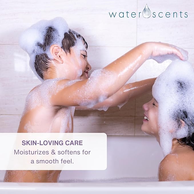 Water Scents Lavender Mist Bath Bomb Block | Vegan, Cruelty-Free & Natural | Lavender Aromatherapy Bath Bomb for Stress Relief & Moisturizing | Handmade Spa Gift for Women, 3.5 oz (6pks)