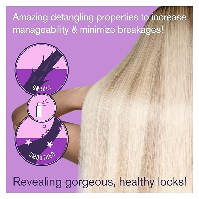 BOLD UNIQ Purple Leave In Conditioner for Dry & Damaged Blonde, Platinum & Gray/Silver Hair. Light Toning, Hydrating & Detangling. Peta-approved, Vegan & Cruelty-Free. Sulfate & Paraben Free.