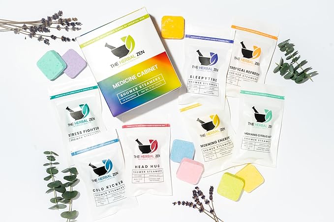 Shower Steamers Aromatherapy Tablets – Variety Pack - Shower Bombs Aromatherapy Made in USA – Self Care Gifts for Women and Men – Natural Essential Oils – Adult Christmas Stocking Stuffers (14 Pack)