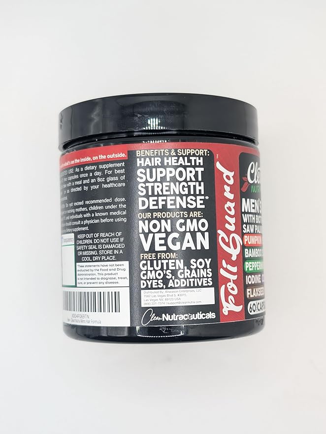 Hair Growth Supplement For Men | Biotin Hair Vitamins Collagen Pumpkin Seed Saw Palmetto Iron Ginseng Bamboo Silica Rosemary Peppermint Keratin Selenium Iodine Flaxseed Horsetail Vitamin A C D3 E B12