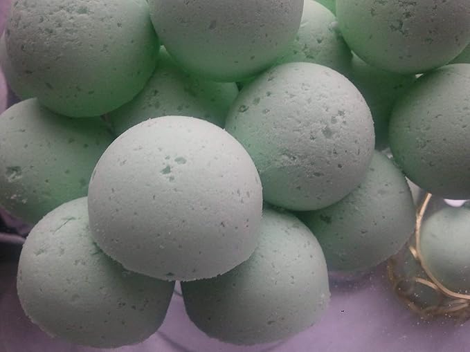 Spa Pure Rosemary Mint: Bath Bombs Made in The USA with Shea Butter, Ultra Moisturizing, Great for Dry Skin, (14 Count) Pack of 1