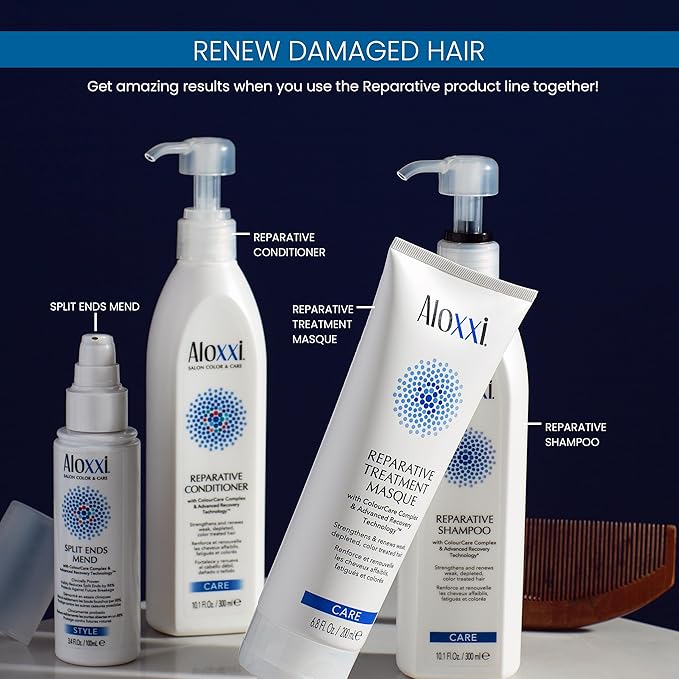 ALOXXI Reparative Hair Repair Conditioner for Color-Treated Hair with Antioxidants Amino Acids Peptides & Plant-Based Keratin Advanced Recovery Technology, 10.1 Fl Oz