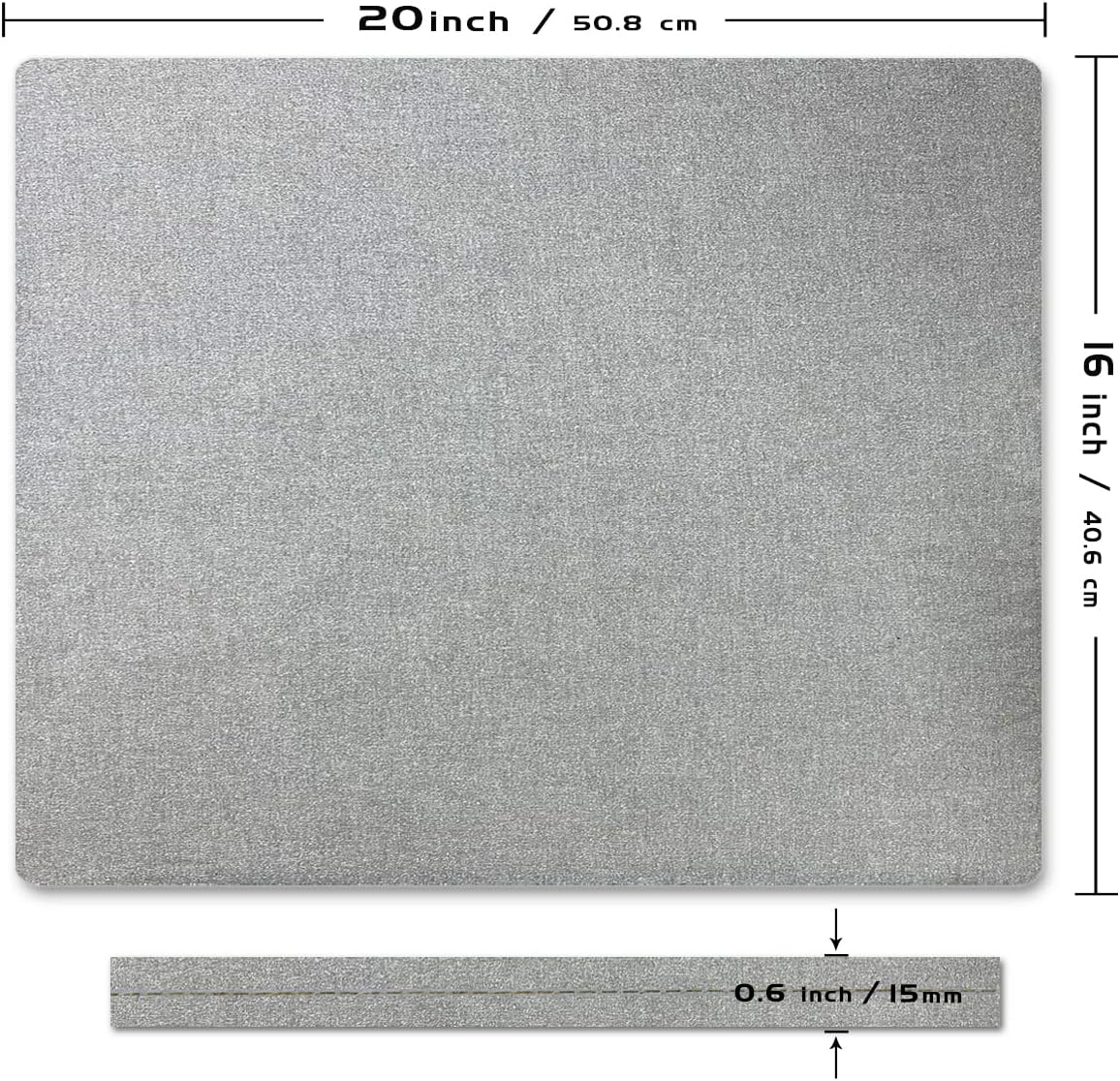 Heat Press Mat 16" x 20" for Easypress Both Sides Applicable - Mat for Heat Press Machines and HTV and Iron On Projects