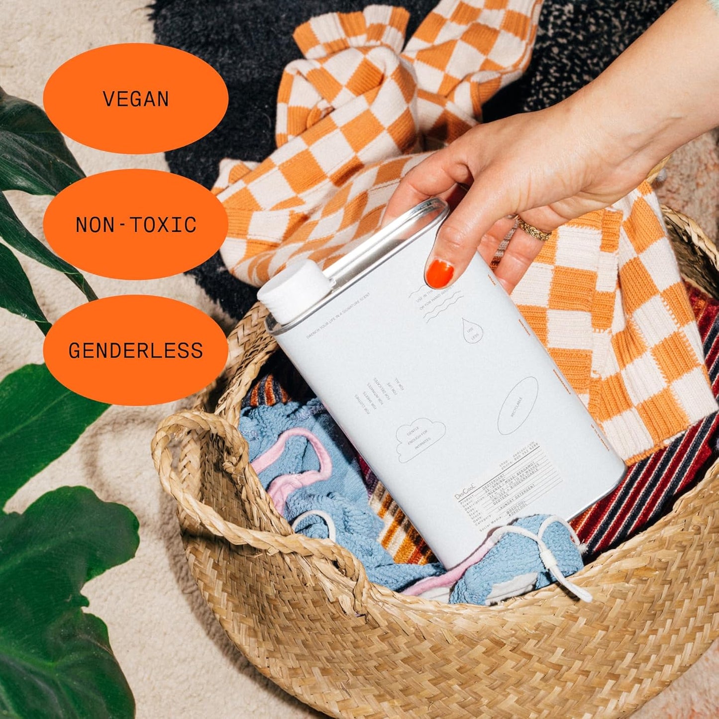 DedCool Liquid Laundry Dedtergent | Xtra Milk | Luxurious Fragrance Detergent | Removes Stains | Infused with Natural Essential Oils | Non-Toxic | 60 Washes | 32 fl oz