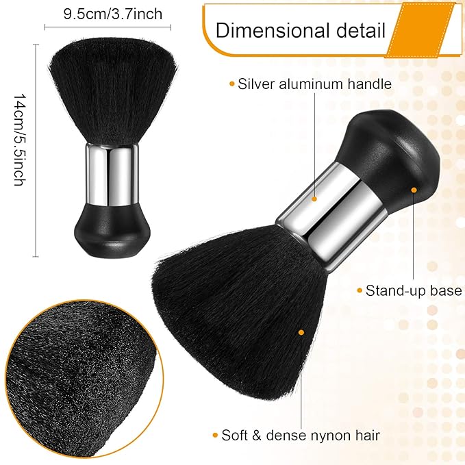 Honoson Professional Straight Razors for Men Navajas Para Barbero Barber Straight Razor Kit with Neck Duster Brush and 40 Pieces Double Edge Blades for Hair Salons, Gifts