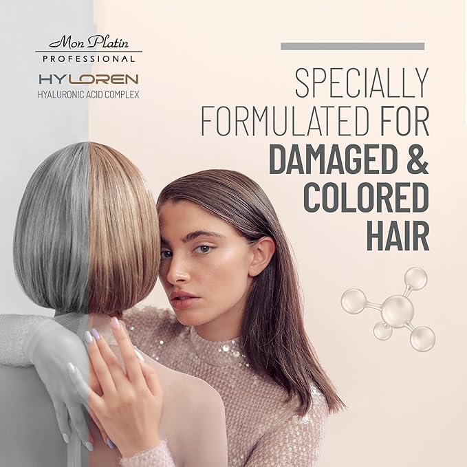 HYLOREN Color Save Hair Shampoo with Hyaluronic Acid for Color Treated Hair, Shampoo for Damaged hair, SLS/SLES Free, Hydrating Shampoo, To Prevent Color Fading, 30ml