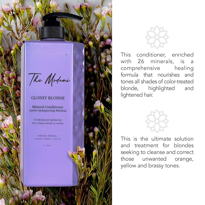 Glossy Blonde Shampoo & Conditioner (34oz/1 Liter)