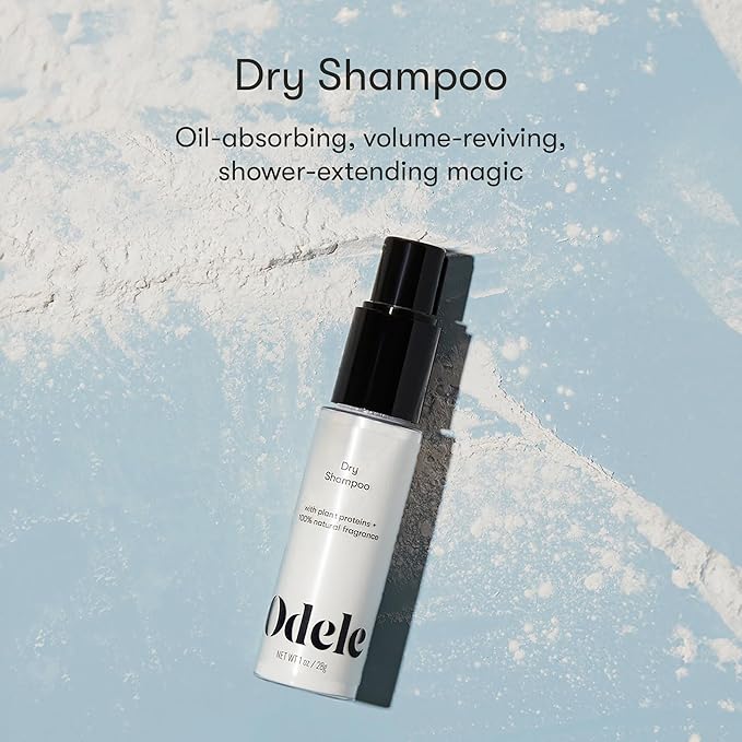 Odele Dry Shampoo, Oil-Absorbing Powder to Revive Volume for All Hair Types & Textures, 1 oz