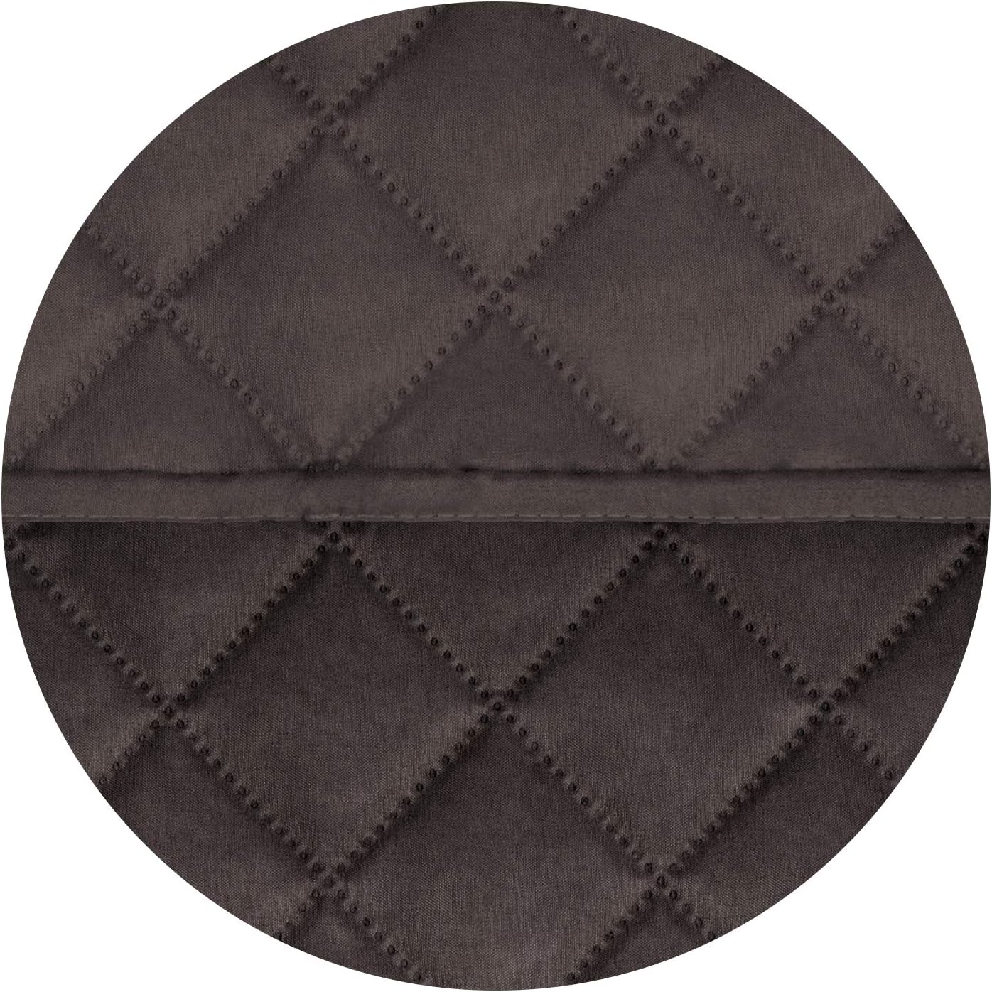 PureFit Reversible Quilted Sofa Cover, Water Resistant Slipcover Furniture Protector, Washable Couch Cover with Non Slip Foam and Elastic Straps for Kids, Pets (X Large, Chocolate/Chocolate)