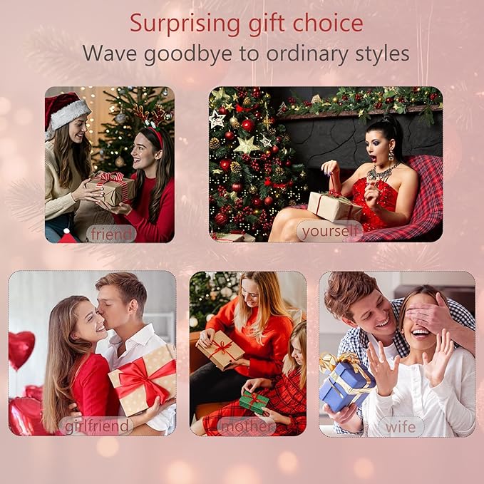 6 in 1 Curling Iron, Professional Curling Wand Set, Fast Heating Hair Curler with 6 Interchangeable Ceramic Barrels (0.35'' to 1.25'') for Women Quick Create Hairstyle in All Hair Type