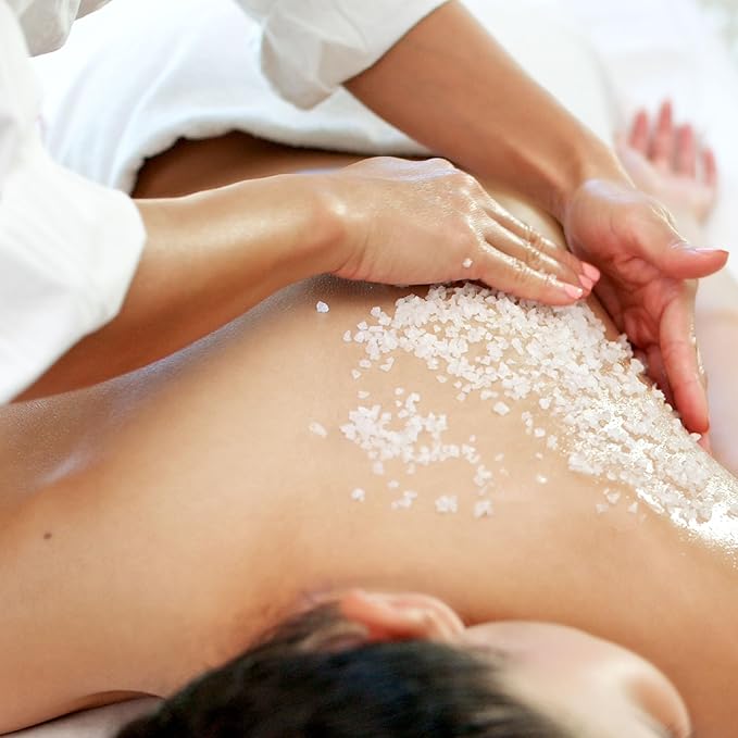 Minera Fine Grain Dead Sea Salt for Bath & Soaking – 57 lbs (3 x 19 lb Bags), Fast-Dissolving, 100% Pure & Natural, Unscented, Skin-Nourishing Bulk Sea Salt