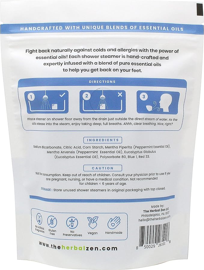 Aromatherapy Shower Steamers Gift Set, Shower Bombs Made in The USA, Relaxation Gift for Women, Lavender Shower Steamers for Women, Eucalytus Shower Steamer, Mothers Day Gifts