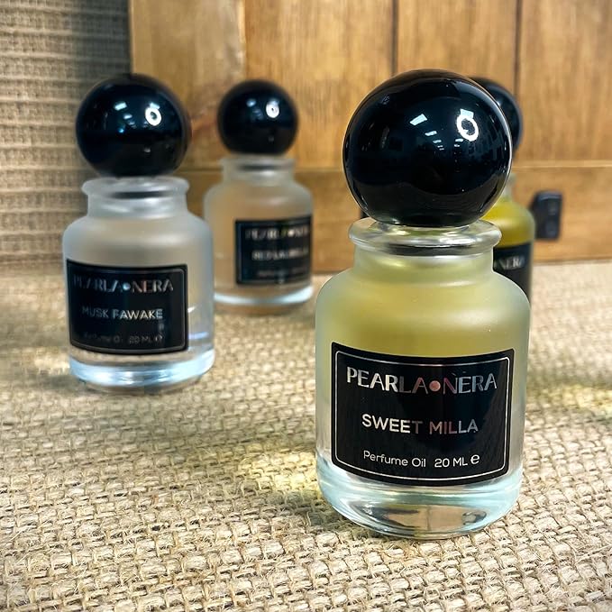 LOVELY OUD EBONY, Vanilla Perfume Arabian Bakhoor Oud Infusion with Sultry Musk and Leather (Arabic Perfume For Women) .68 Fl Oz