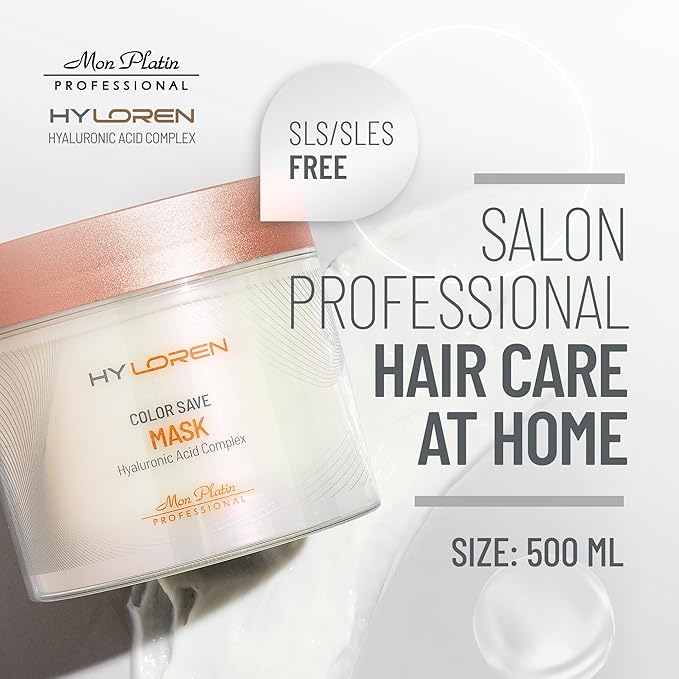 Mon Platin Professional HY LOREN Conditioner, 500ml, Sulfate Free, Unisex