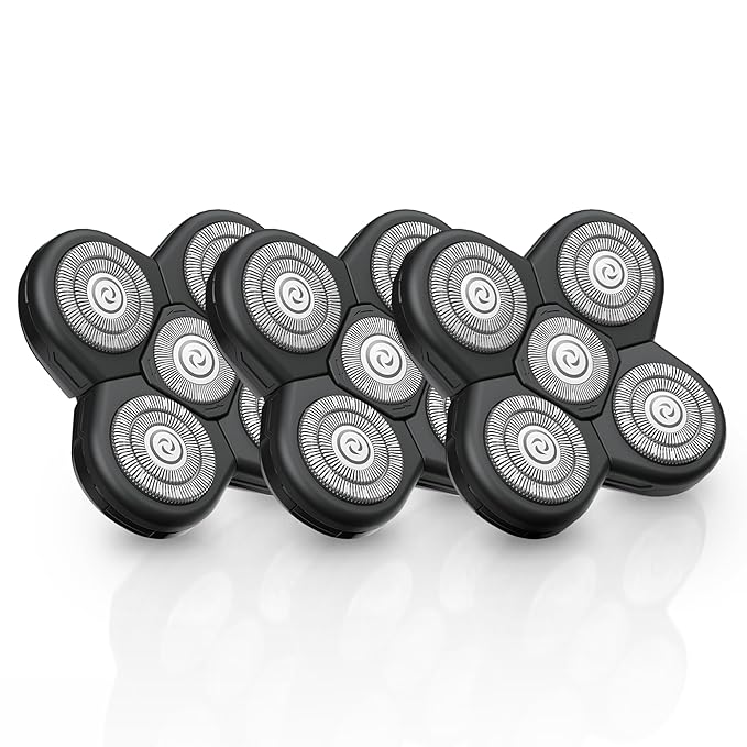 Freebird FlexSeries Official Blade 3 Pack Refills - No Irritation, Razor Bumps or Ingrown Hairs, Ultra-Sharp, Durable, ScalpSafe Design, QuickSnap Install, for 50 Shaves, Compatible with FlexSeries