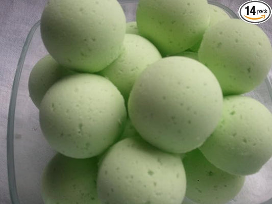 SpaPure CUCUMBER MELON Bath Bomb - 14 Bath Fizzies with Shea Butter, Ultra Moisturizing (12 Oz) ...Great for Dry Skin (Cucumber Melon FBA)