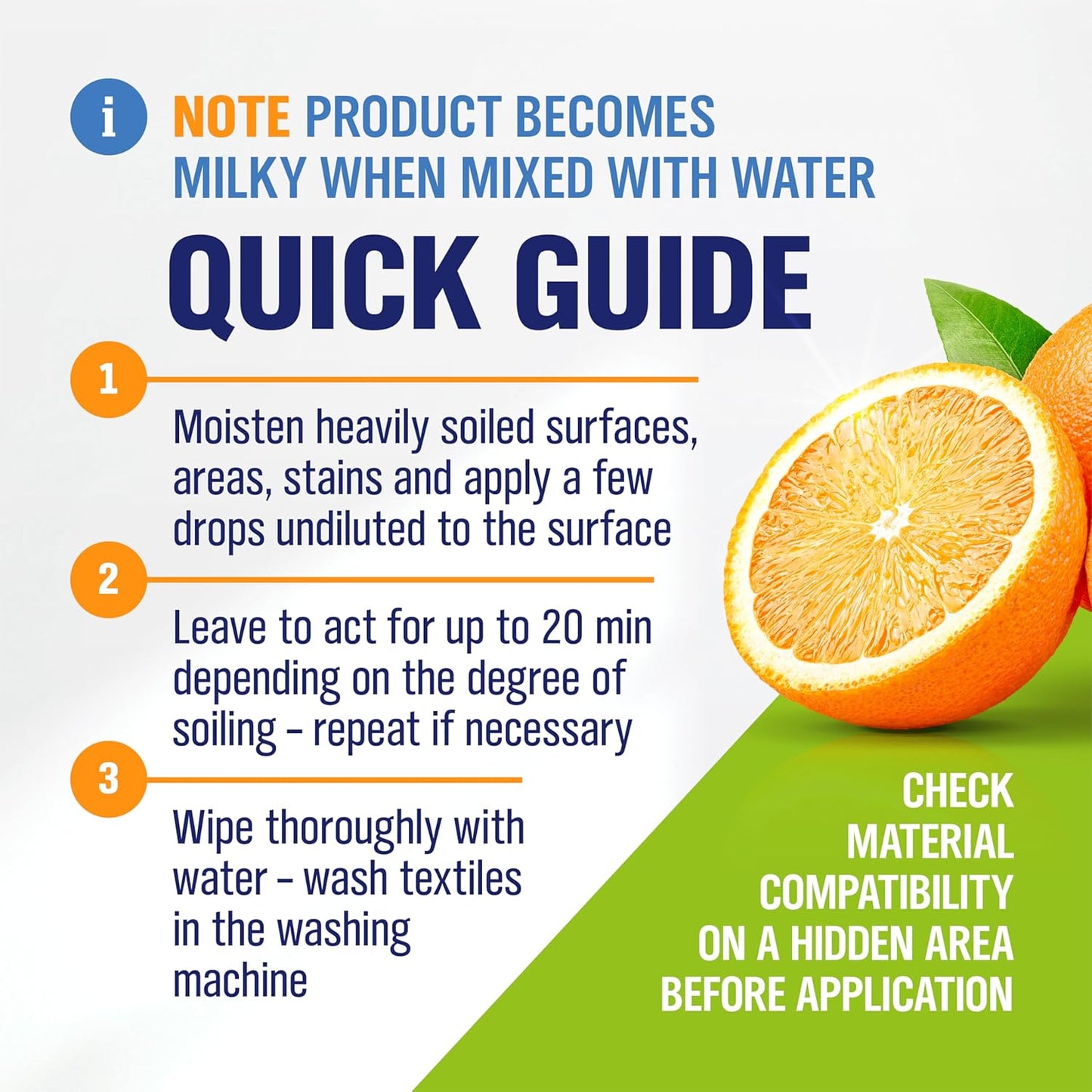 WoldoClean Orange Oil Cleaner Concentrated 25.36 fl oz (1 : 1000) - makes up to 200 Gallons Multi-Use Adhesive & Grease Remover, Custom-Dilution Citrus Degreaser for Floors, Kitchen & Bath