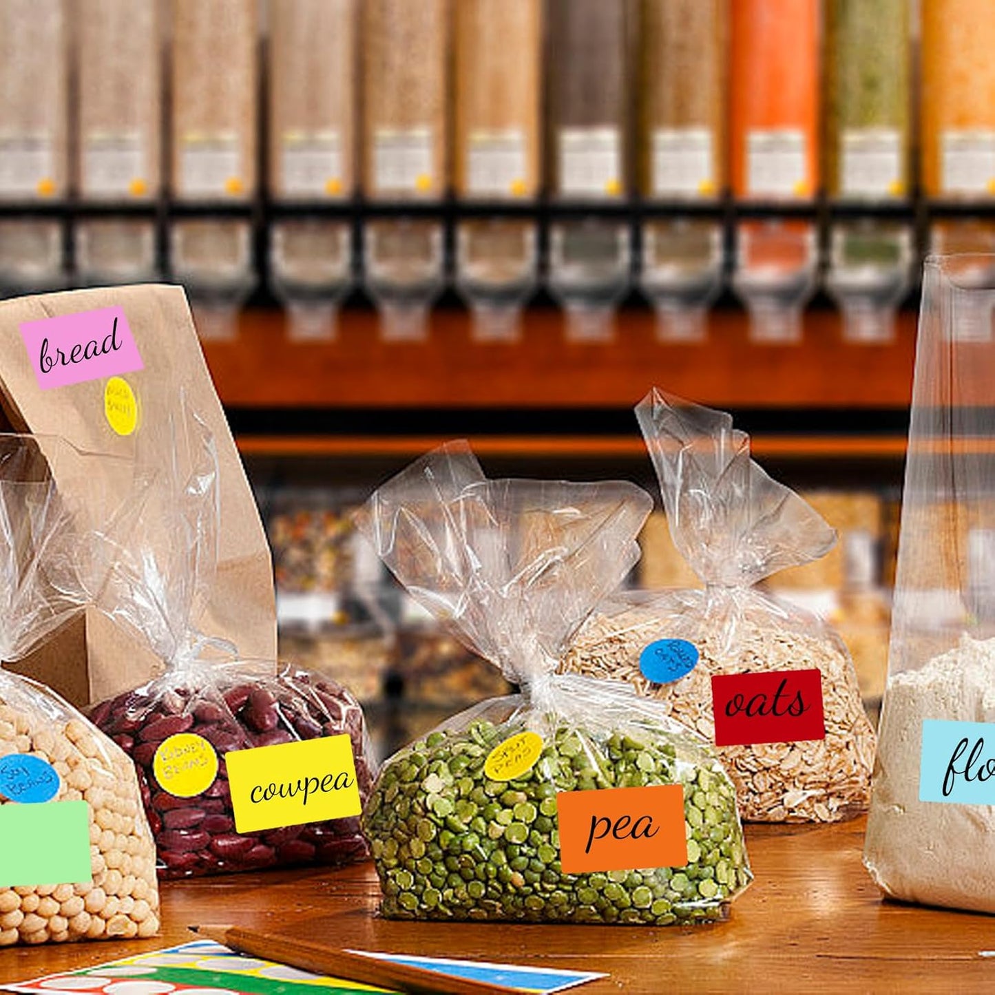 2×3 Inch Green Removable Thermal Labels,Self-Adhesive Square Direct Thermal Labels,300 Sheets per Roll with Perforated Lines