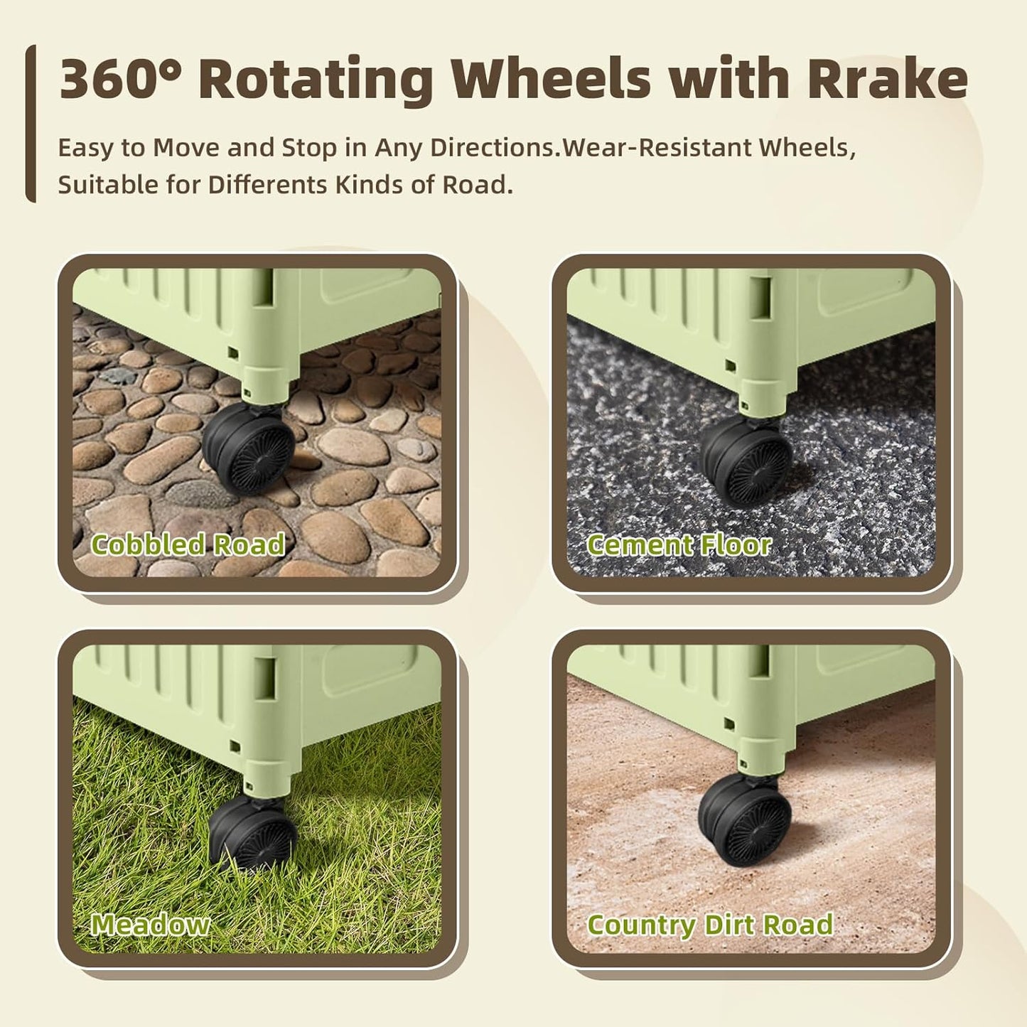 Heavy Duty Rolling Cart for Stairs：Collapsible Utility Crate with Wheels & Handle Foldable Tote Box for Toolbox Trade Show Supplies Teachers TODAYGO Mobile Storage Cart with Lid