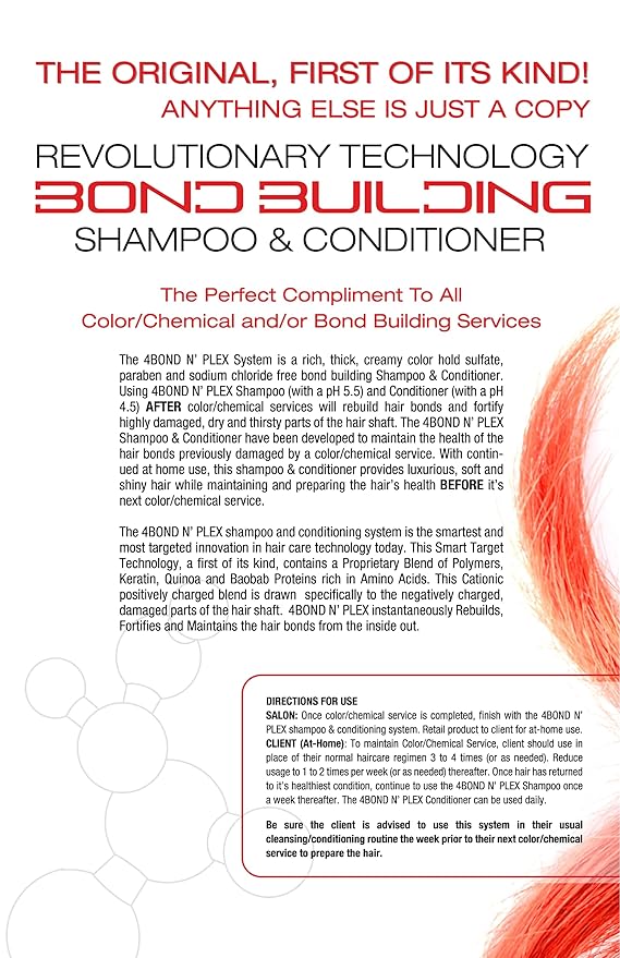 POWERTOOLS 4BOND Bond Building Conditioner | Restore Damaged Hair | Contains Advanced Polymers, Keratin, Baobab & Quinoa Proteins (8 Fl Oz)