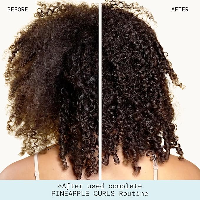 Pacifica Beauty 12.0 Fl Oz Pineapple Curls Curl Enhancing Shampoo - Hydrating & Frizz Control with Argan Oil & Hyaluronic Acid, Vegan + Cruelty Free