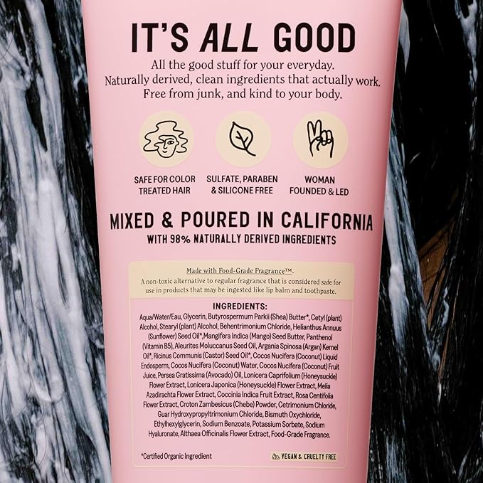 California Naturals Deep Repair Hair Mask, Paraben and Sulfate Free, Deep Conditioner for Dry, Damaged Hair, Nautral, Vegan, Hydrating and Conditioning, For Curly, Frizzy, All Hair Types, 12 fl oz