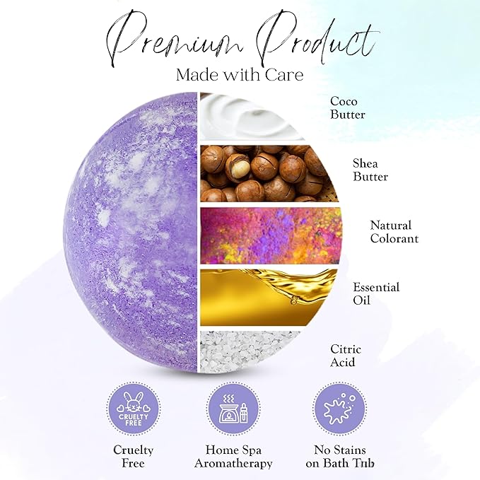 EvolutionUSA 12pc Bloom Bath Bombs with Toys, Adorable Girl Bath Bomb Set, Bubbly Kids Bathbombs, Fizzy Bath Ball, Kids Bath Bombs for Girls, Childrens Bath Bomb Set Birthday, Christmas, Easter