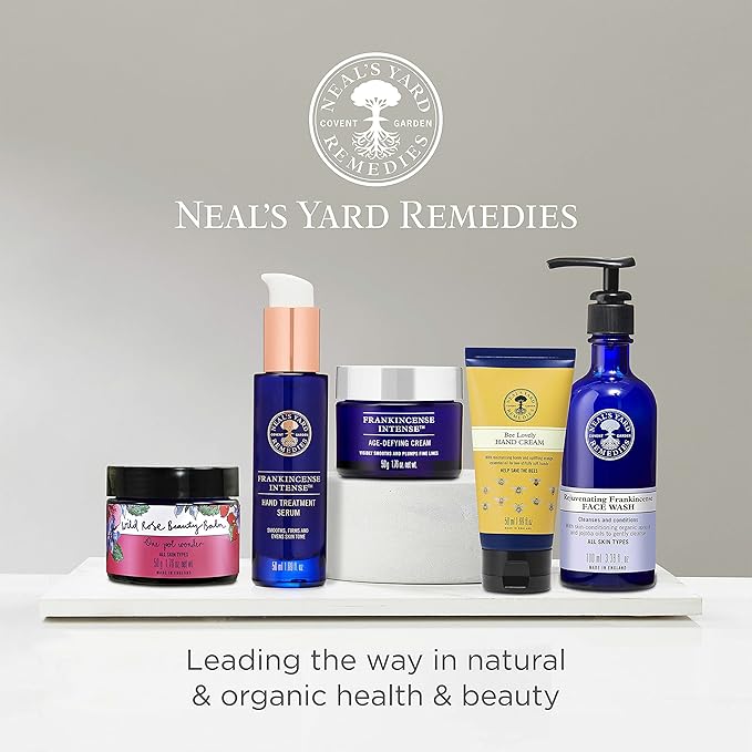 Neal's Yard Rose Shampoo for Dry & Damaged Hair, Featuring Rosehip Oil, Replenishes Vibrancy & Shine, Vegan Approved, Cruelty-Free, 200mL