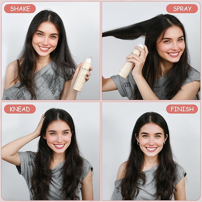 Lezero Instantly Refreshes Dry Shampoo, Waterless Shampoo Spray for Women, Quickly Volumizing, Absorbs Excess Hair Oil, Eliminate Odors, For All Hair Types, 5 fl oz