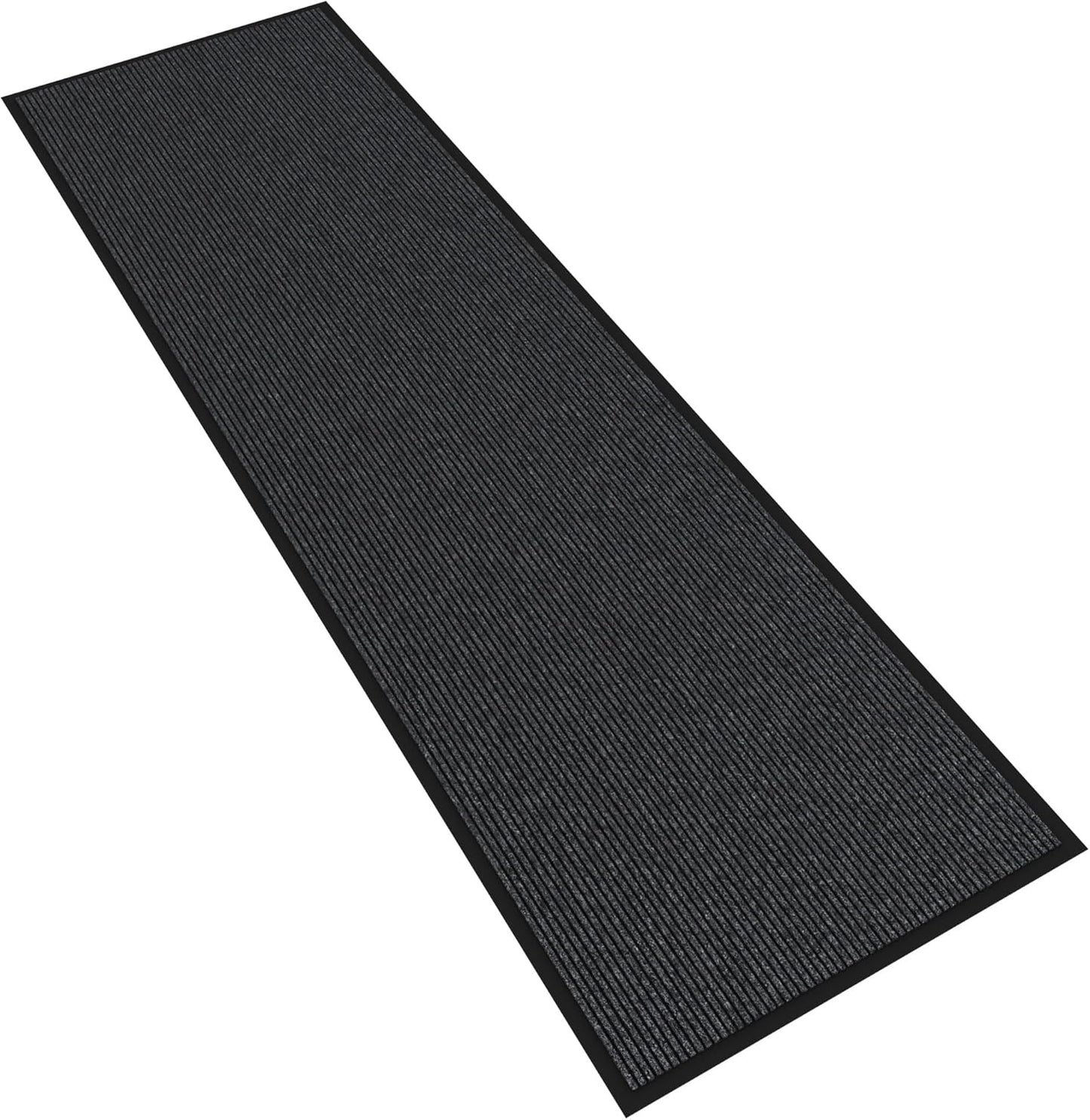 Front Door Mat, 10' x 36" Heavy Duty Indoor Outdoor Doormat, Non-Slip Welcome Mats for Entryway, Rubber Backing Low Profile Commercial Door Mats