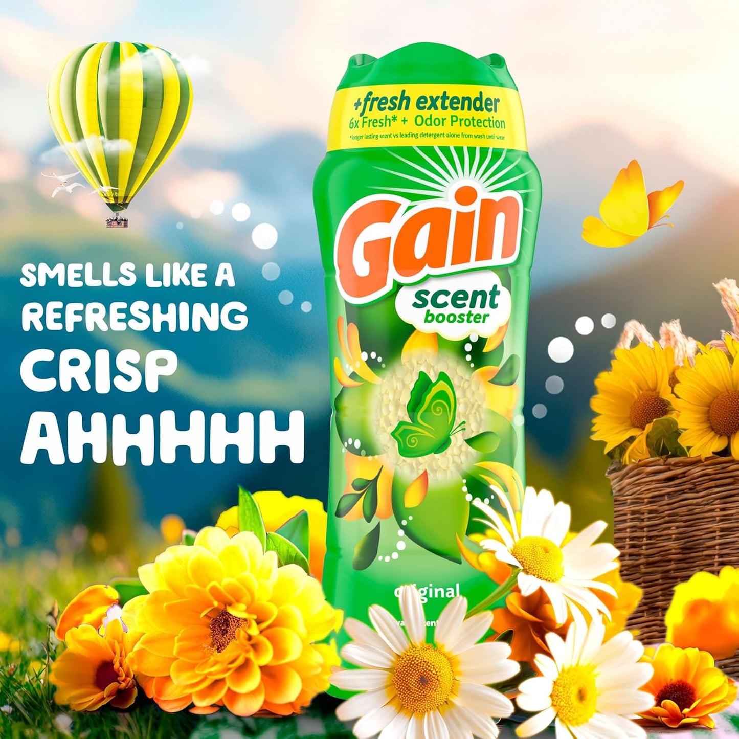 Gain Fireworks In-Wash Scent Booster Beads, Original, 18.2 oz