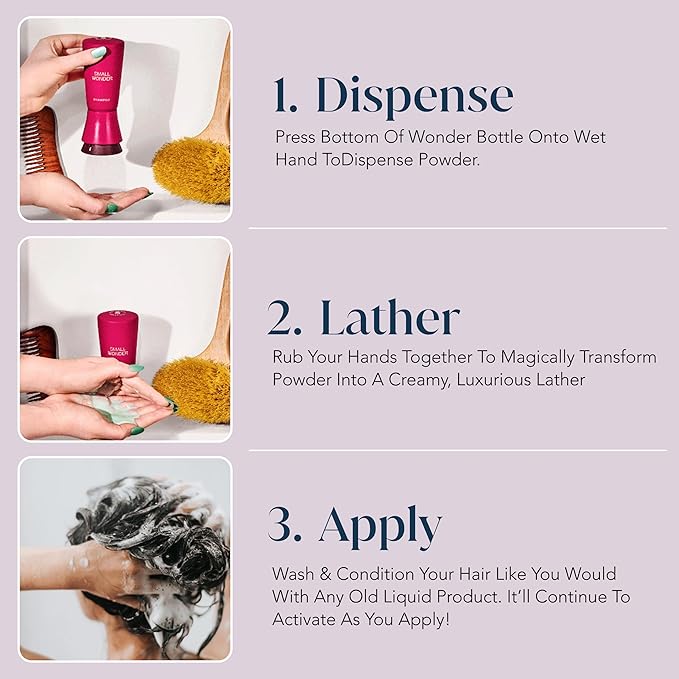 Signature Shampoo and Conditioner Set (50-80 Washes) – Sulfate Free, Paraben-Free, Color-Safe, Powder to Creamy Lather Formula (Signature Shampoo & Conditioner Set)