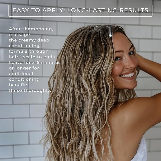 DAILY DOSE (2Pack 6oz Deep Conditioner Hair Mask/Masque - Treatment for Dry, Damaged & Colored Treated Hair - Paraben Free, Phthalates Free, Vegan & Cruelty Free - for All Hair Types