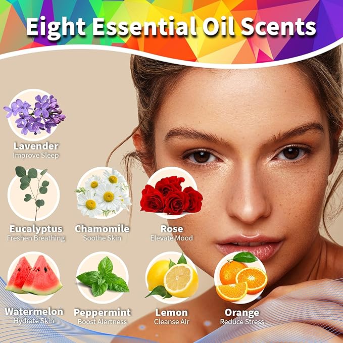 Shower Steamers Aromatherapy - 12 Pack Smiling Shape Style Fun Shower Bombs with Natural Oils, Stress Relaxing Bath Steamers Birthday Gifts for Women Men, Christmas Stocking Stuffers for Teens