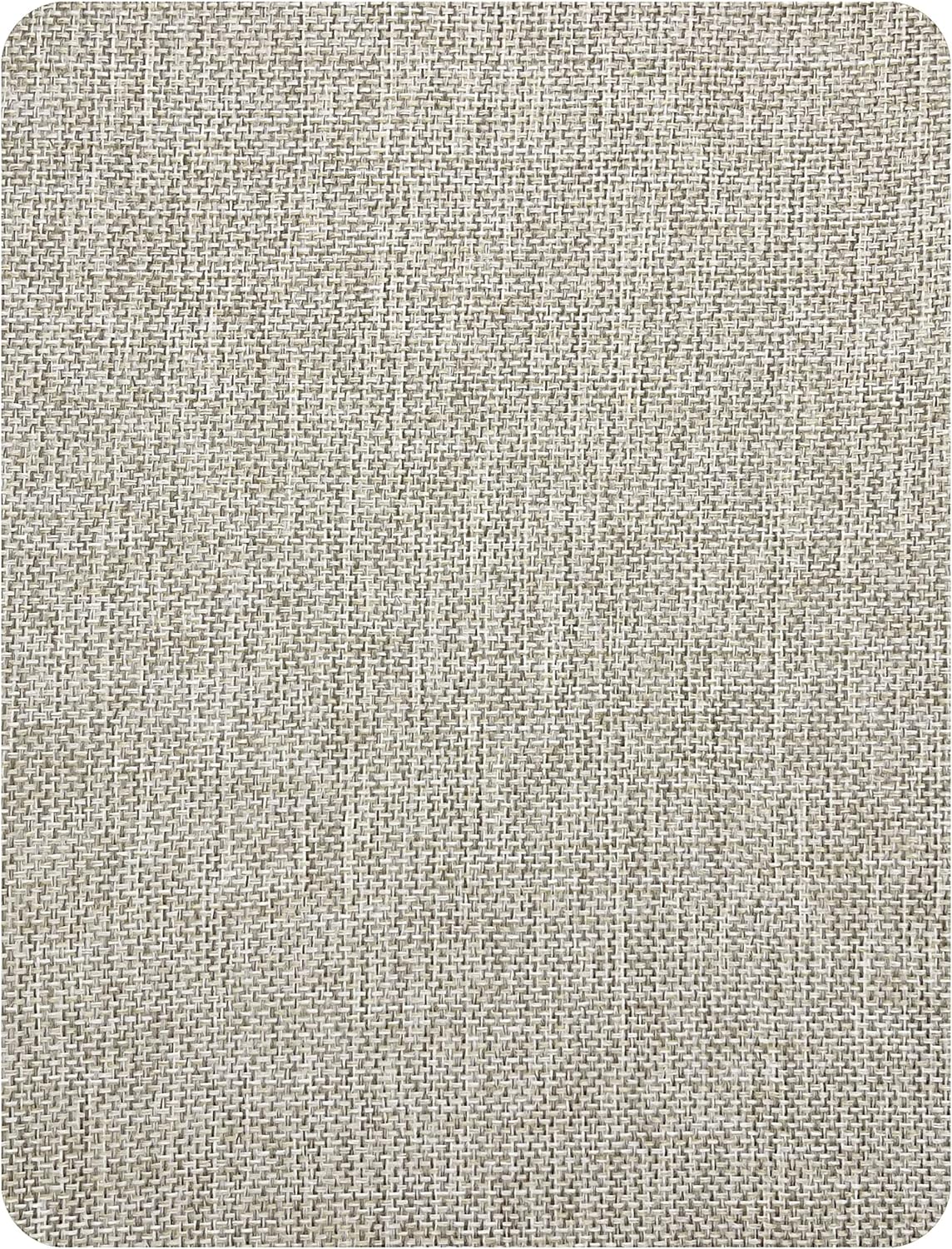 KING MOUNTAIN Coarse Linen Repair Patches, Self-Adhesive Linen Fabric Patches, 8X11 inch Extra Size, Multi Color, Can be Used for Linen Sofa Repair and Linen Clothes Repair(8" x 11",Cream-Gray 1.0)