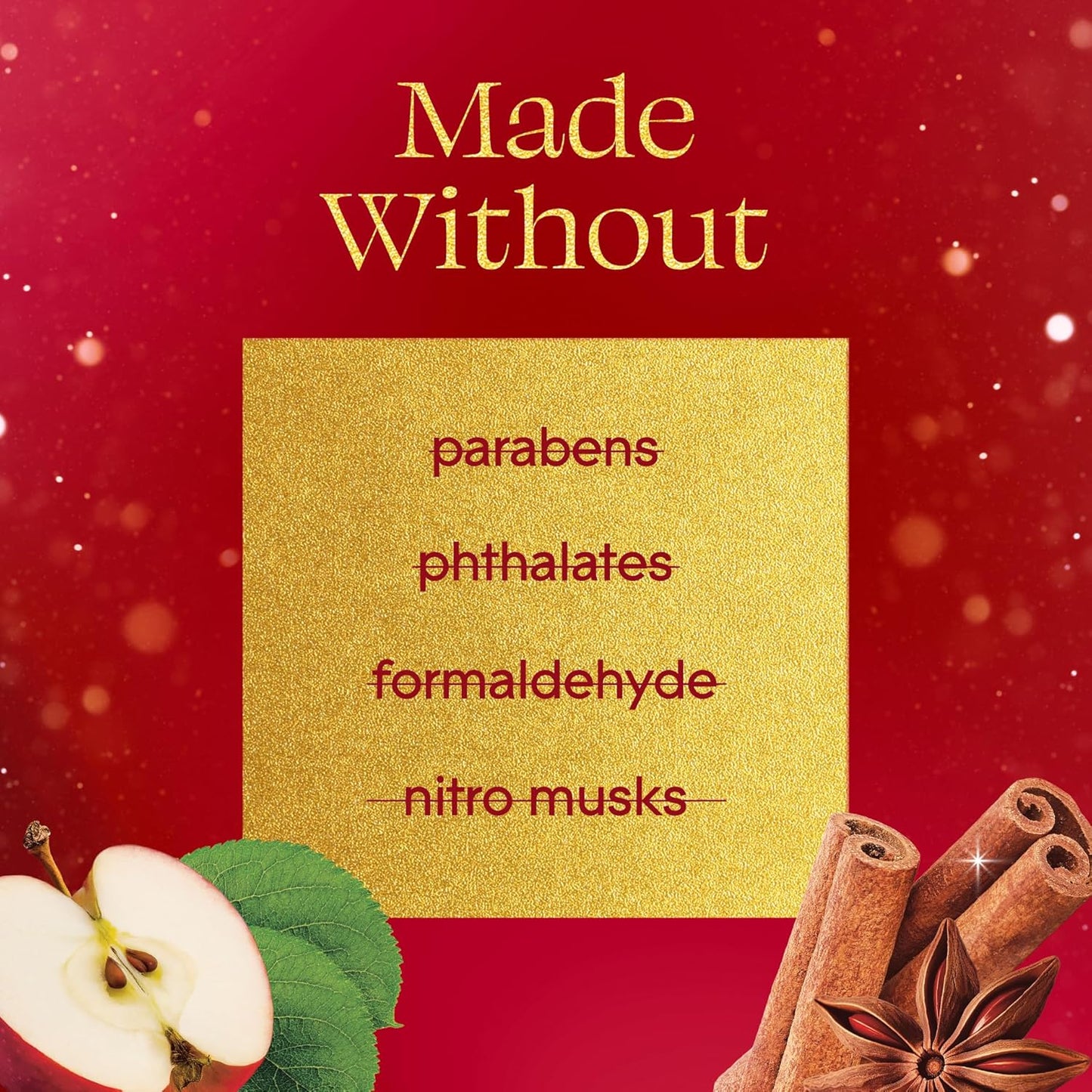 Glade Automatic Spray Refill, Warm Apple & Spices, Scented Air Freshener for Home and Bathroom, 6.2 Oz, 3 Count