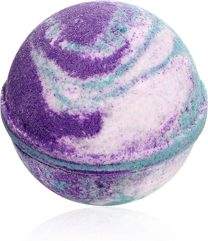 Bath Bomb with Surprise Ring Inside Mermaid Daydream Extra Large 10 oz. Made in USA (Ring Size 9)