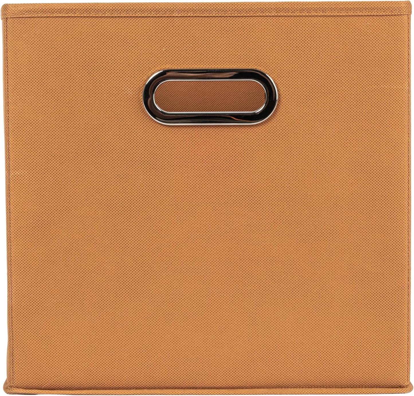 Household Essentials Fabric Storage Bins 6 Piece Set, Terracotta Color