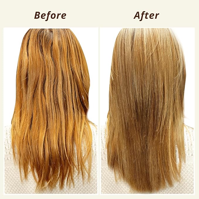 Leave-In Hair Oil with Sandalwood & Bergamot Essential Oils – Lightweight Frizz Control, Shine Enhancer & Heat Protection for Daily Hair Care – No-Rinse Oil, 3.4 fl oz (100ml)