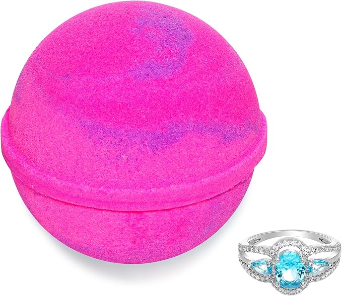 Bath Bomb with Ring Inside Love Potion Extra Large 10 oz. Made in USA (Ring Size Surprise)