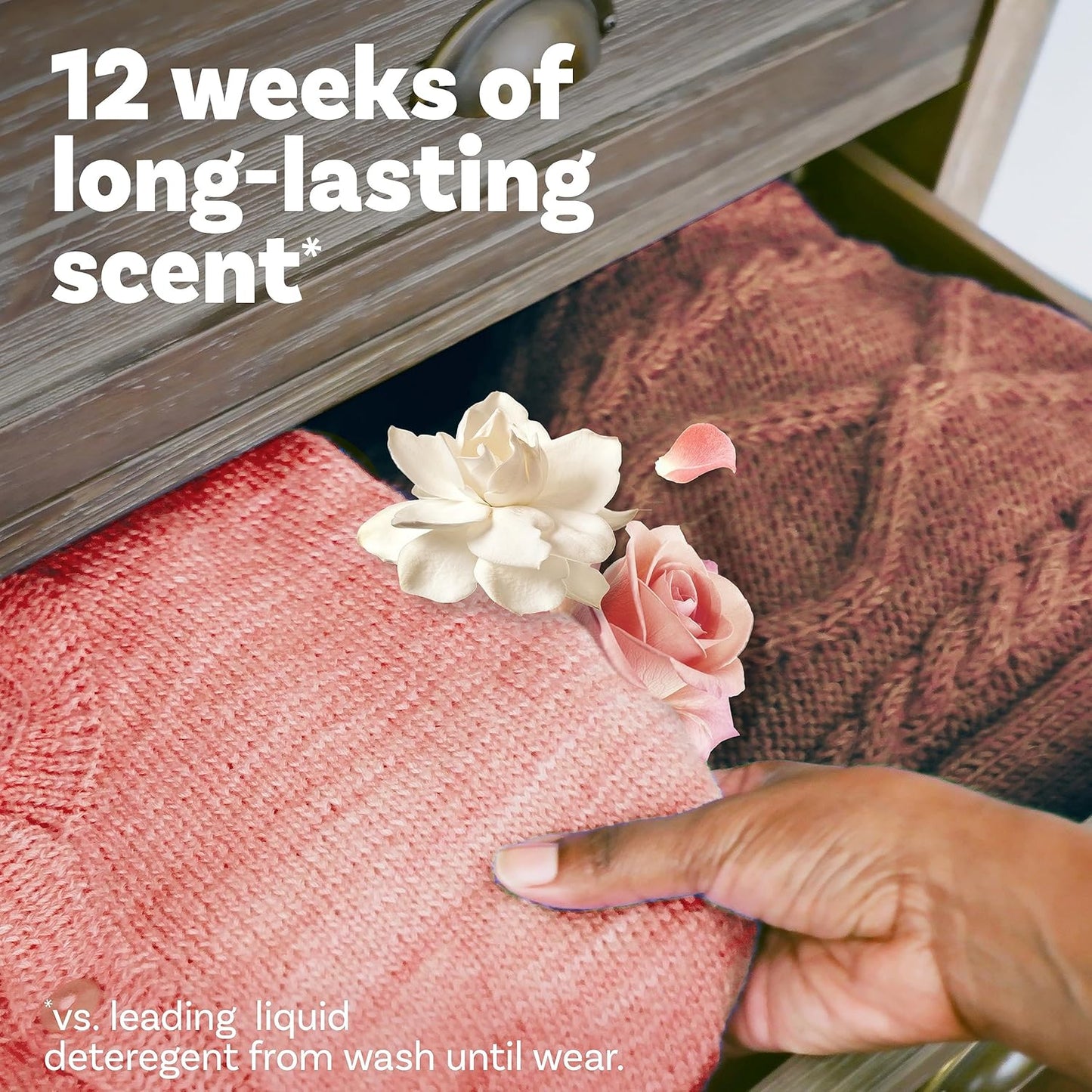 Downy Infusions In-Wash Laundry Scent Booster Beads, BLISS, Sparkling Amber and Rose, 13.4 oz